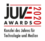 JUVE Awards 2020: Kanzlei des Jahres für Technologie und Medien